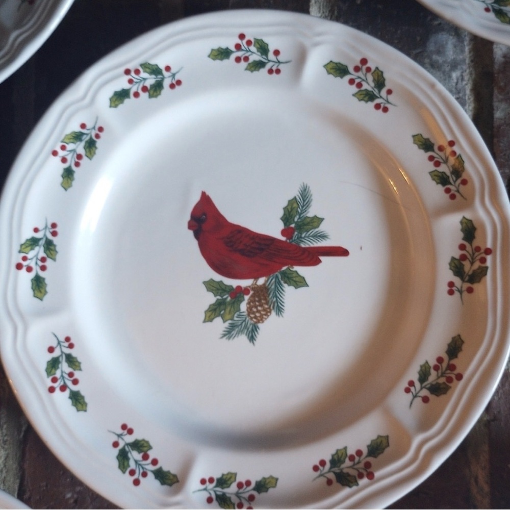 Cardinal Design Salad Plate Set - Picture 2 of 8